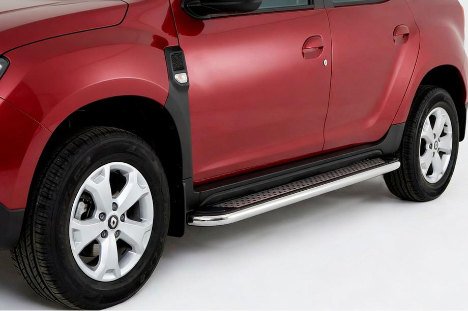 Renault Duster 2018-2024 Progi Boczné Maydos V2 (2 szt., Aluminium) Image
