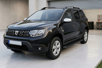 Dacia Duster 2018-2024 Progi Boczné Tayga Black V1 (2 szt., Aluminium) zdjęcia 1