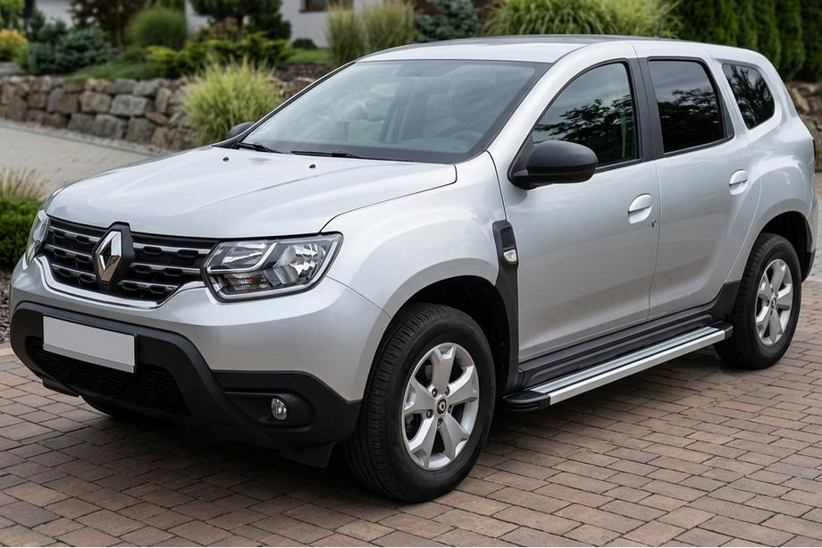 Dacia Duster 2018-2024 Progi Boczné Maya V4 (2 szt., Aluminium) Image
