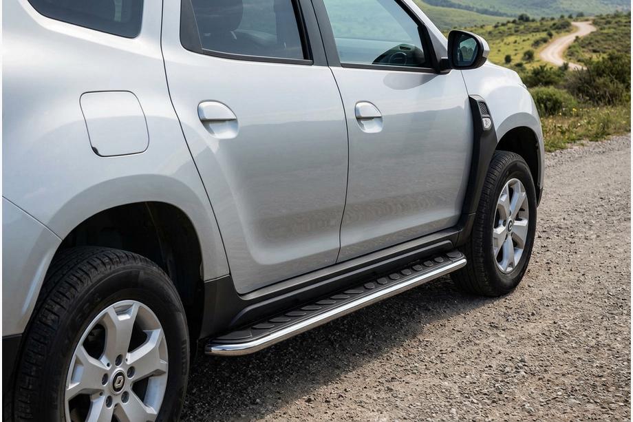 Dacia Duster 2018-2024 Progi Boczné Maydos V1 (2 szt., Aluminium) Image