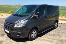 Ford Custom 2013-2022 Progi boczne Bosphorus Grey (2 szt., aluminium) zdjęcia 2