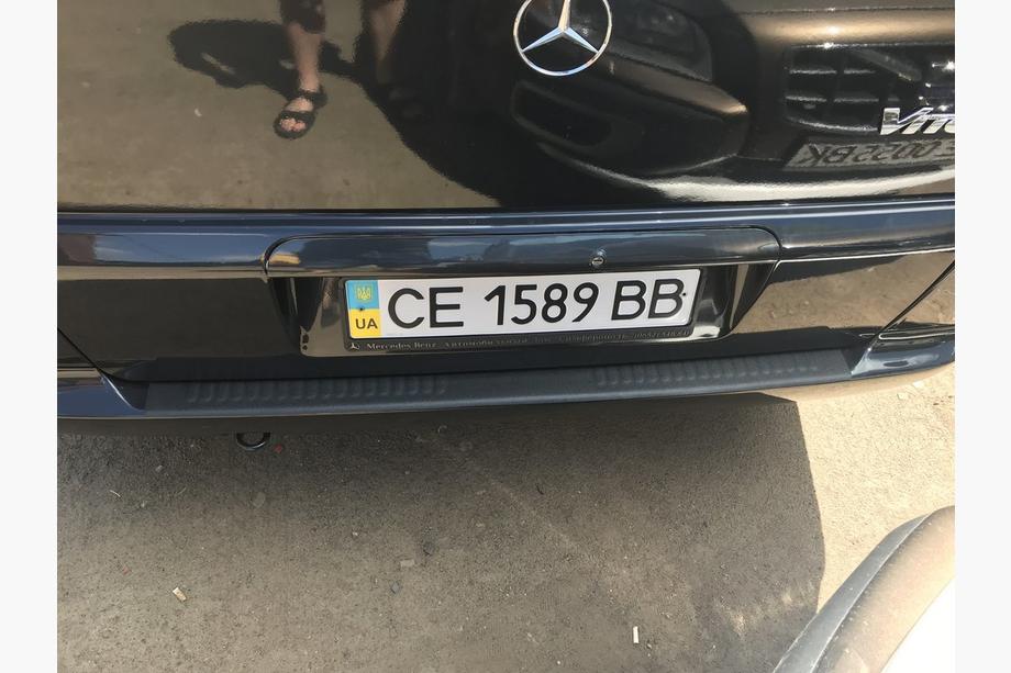Mercedes Vito W638 1996-2003 Nakładka na tylny zderzak DDU-Mat (ABS) Zdjęcia 3