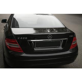 Listwa chromowana nad tablicą rejestracyjną (stal nierdzewna) Mercedes C-class W204 2007-2015 zdjęcia 1