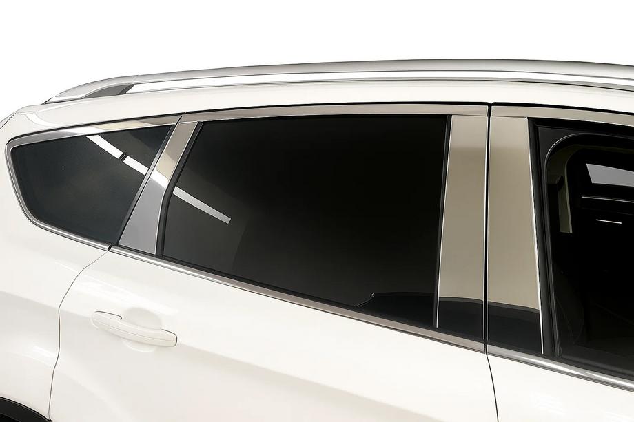 Ford Kuga 2008-2013 Listwy Słupków Drzwi ze Stali Nierdzewnej Image