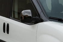 Opel Combo 2012-2018 Nakładki na Lusterka Czarny Chrom (2 szt., plastik) zdjęcia 1