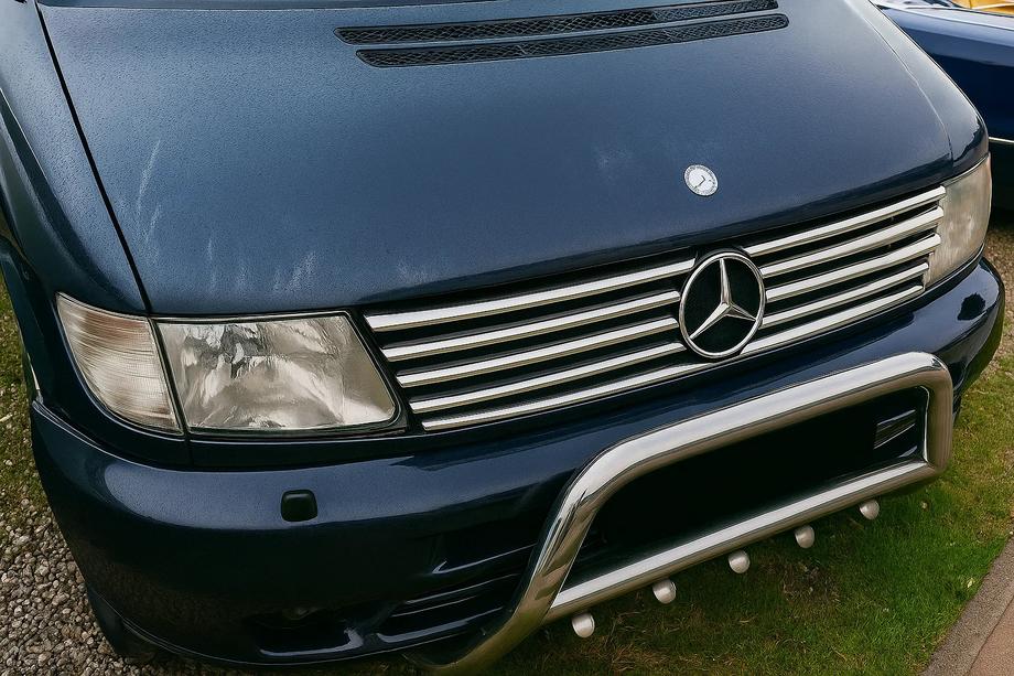 Mercedes Vito W638 1996-2003 Chromowane Nakładki na Grill (V-class, Stal Nierdzewna) Image