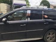 Mercedes GL class X164 2006-2012 Listwy Słupków Drzwi ze Stali Nierdzewnej (6 szt.) zdjęcia 2