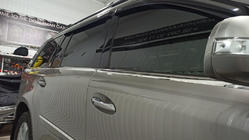 Mercedes GL class X164 2006-2012 Listwy dolne okien stal nierdzewna (6 szt.) zdjęcia 8
