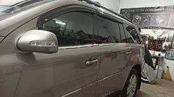 Mercedes GL class X164 2006-2012 Listwy dolne okien stal nierdzewna (6 szt.) zdjęcia 9