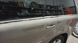 Mercedes GL class X164 2006-2012 Listwy dolne okien stal nierdzewna (6 szt.) zdjęcia 12