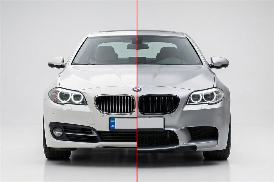 BMW 5 Series F10/F11 2010–2016 Zestaw body kit z błotnikami V1 (M5 Power) Zdjęcia 2