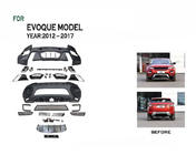Range Rover Evoque 2012-2018 Zestaw Tuning Body Kit (BodyKit-2) zdjęcia 2