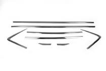 Opel Mokka 2012-2021 Zewnetrzne Ozdobne Listwy Okien Stal Nierdzewna (8 szt) Carmos - Turecka Stal Nierdzewna zdjęcia 2
