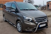 Mercedes Vito/V-class W447 2014- Rury boczne 2 szt., stal nierdzewna d70, długa baza (L3) zdjęcia 3