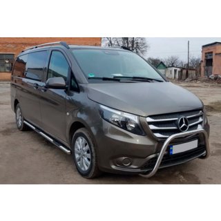 Rury boczne 2 szt., stal nierdzewna Mercedes Vito/V-class W447 2014- zdjęcia 3