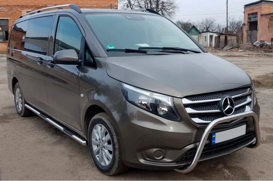 Mercedes Vito/V-class W447 2014- Rury boczne 2 szt., stal nierdzewna Zdjęcia 4