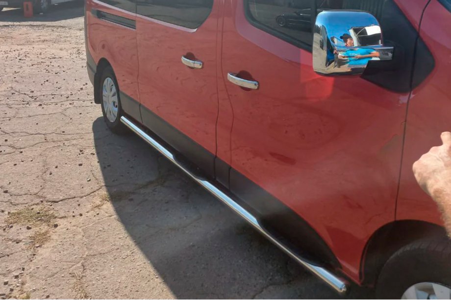 Opel Vivaro 2015-2019 Rury Boczne (2 szt., Stal Nierdzewna) 60 mm, długi rozstaw osi Zdjęcia 4