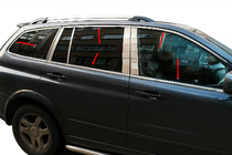 SsangYong Kyron 2005-2014 Kompletne listwy ozdobne szyb ze stali nierdzewnej zdjęcia 1