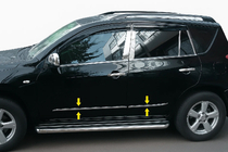 Toyota Rav 4 2006-2013 Listwy Drzwi Stal Nierdzewna zdjęcia 3