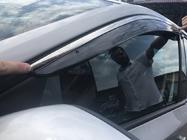 Skoda Rapid 2012-2019 Deflektory szyb z chromowaną listwą SD (4 szt, Niken) zdjęcia 3