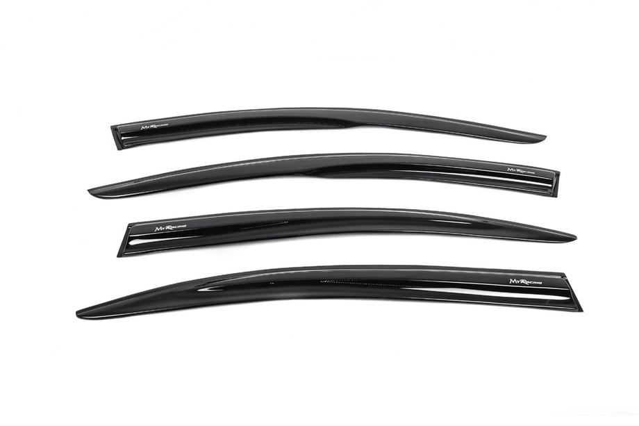 Skoda Octavia II A5 2010-2013 Deflektory Okien LiftBack (4 szt, MyRacing) Image