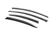 Honda Civic Sedan VIII 2006-2011 Deflektory szyb z listwą chromowaną (4 szt, Niken) zdjęcia 3