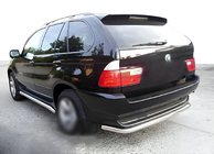 BMW X5 E53 1999–2006 Tylny Pałąk Ochronny Special Stal Nierdzewna zdjęcia 1