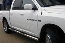 Dodge RAM (DT) 2018– Rury Boczne Standardowe (2 szt., Stal Nierdzewna) zdjęcia 1