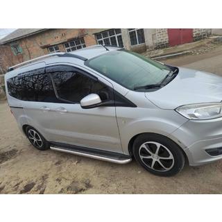 Progi Boczné Premium (2 szt., Stal Nierdzewna) Ford Courier 2014-2023 zdjęcia 1