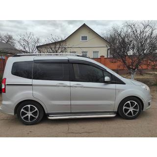 Progi Boczné Premium (2 szt., Stal Nierdzewna) Ford Courier 2014-2023 zdjęcia 3