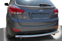 Hyundai IX-35 2010-2015 Tylny Ochraniacz AK002 (Stal Nierdzewna) zdjęcia 1