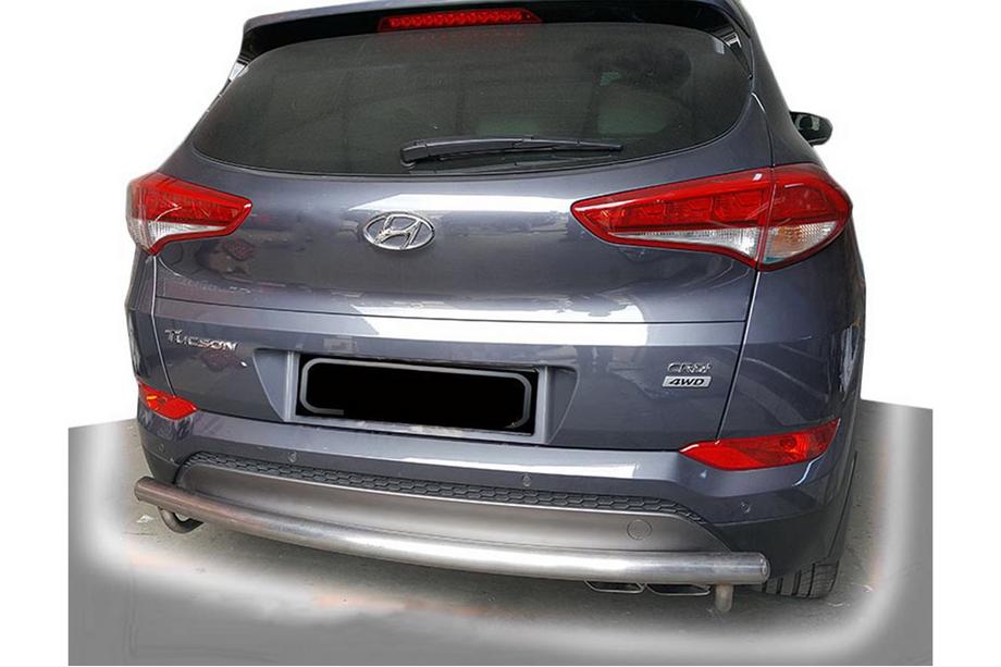 Hyundai Tucson TL 2016-2021 Tylna Belka AK002 (Stal Nierdzewna) Image
