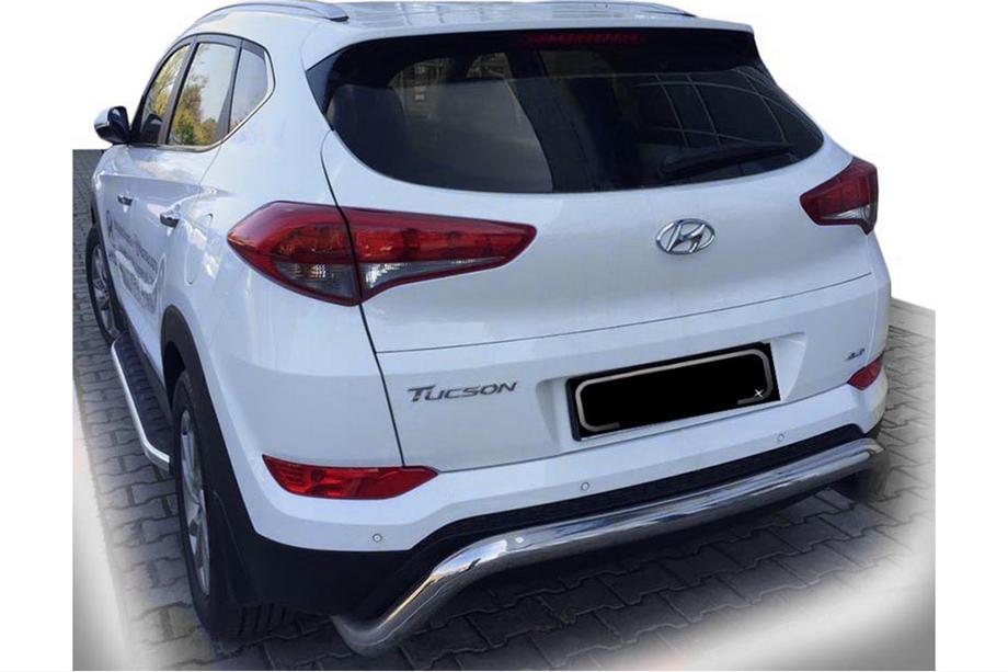 Hyundai Tucson TL 2016-2021 Tylna Belka AK007 (Stal Nierdzewna) Zdjęcia 1