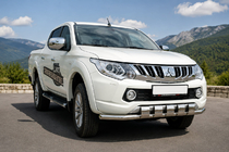 Mitsubishi L200 2015-2024 Osłona Przednia ST015 (Stal Nierdzewna) zdjęcia 1