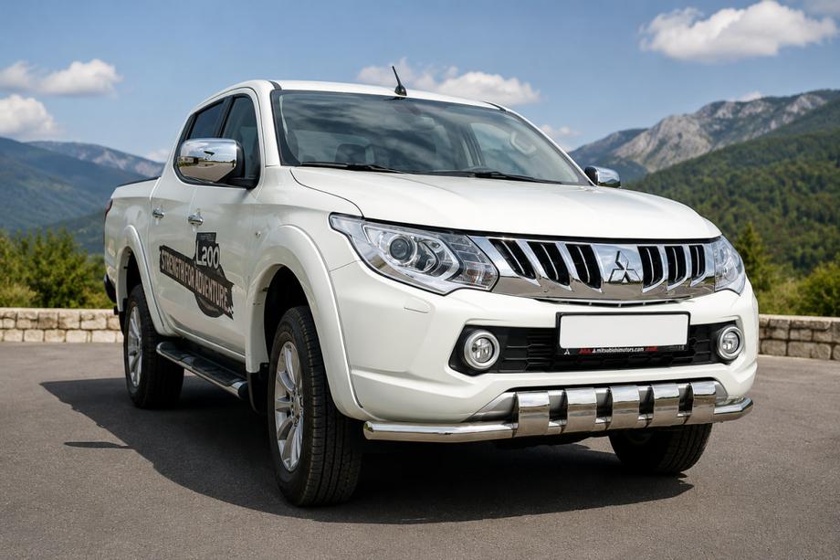 Mitsubishi L200 2015-2024 Osłona Przednia ST015 (Stal Nierdzewna) Image