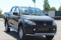 Mitsubishi L200 2015-2024 Przedni Pałąk Ochronny ST014 (Stal Nierdzewna) zdjęcia 3