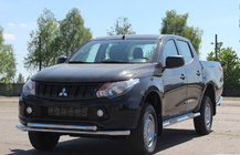 Mitsubishi L200 2015-2024 Przedni Pałąk Ochronny ST014 (Stal Nierdzewna) zdjęcia 2