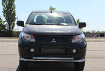 Mitsubishi L200 2015-2024 Przedni Pałąk Ochronny ST014 (Stal Nierdzewna) zdjęcia 1