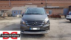 Mercedes Vito/V-class W447 2014- Przedni Pałąk Ochronny ST014 (Stal Nierdzewna) zdjęcia 4