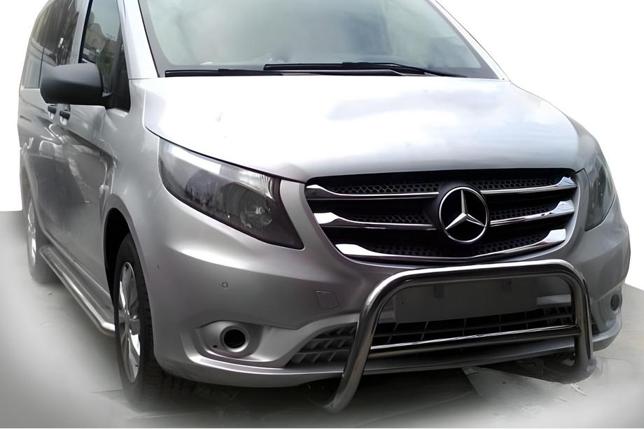 Mercedes Vito/V-class W447 2014- Przedni Pałąk WT005 (Stal Nierdzewna) Image