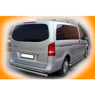 Tylny Ochraniacz AK002 (Stal Nierdzewna) Mercedes Vito/V-class W447 2014- zdjęcia 2