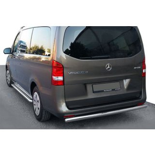 Tylny Ochraniacz AK002 (Stal Nierdzewna) Mercedes Vito/V-class W447 2014- zdjęcia 1