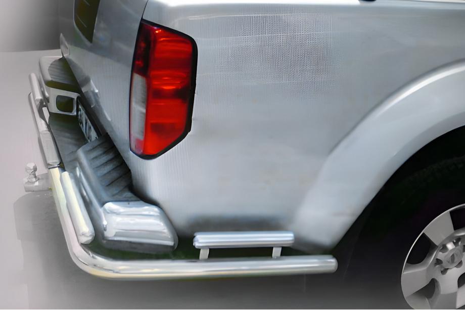 Nissan Navara 2006-2015 Tylny Ochraniacz AK003-Special (Stal Nierdzewna) Image
