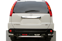 Nissan X-trail T31 2007-2014 Tylne narożniki z częścią środkową AK0073 (2 szt., stal nierdzewna) zdjęcia 1