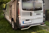 Opel Vivaro 2001–2015 Tylny Oslona AK006 (Stal Nierdzewna) zdjęcia 3