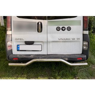 Tylny Oslona AK006 (Stal Nierdzewna) Opel Vivaro 2001–2015 zdjęcia 1