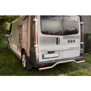 Tylny Oslona AK006 (Stal Nierdzewna) Opel Vivaro 2001–2015 zdjęcia 3