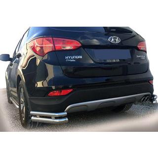 Tylne Narożniki AK-003 Podwójne (Stal Nierdzewna) Hyundai Santa Fe 3 2012-2018