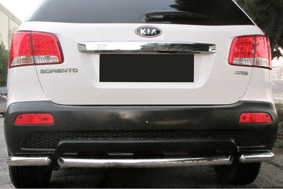 Kia Sorento II XM 2009-2014 Tylne narożniki z częścią środkową AK007-3 (2 szt., stal nierdzewna) Image