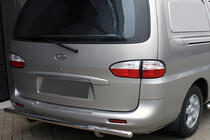 Hyundai H200, H1, Starex 1998-2007 Tylny ochraniacz AK002 (2 szt., stal nierdzewna) zdjęcia 1